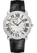 Load image into Gallery viewer, Cartier Ronde Louis Cartier Watch - Extra large White Gold Diamond Case - Alligator Strap - WR007002 - Luxury Time NYC