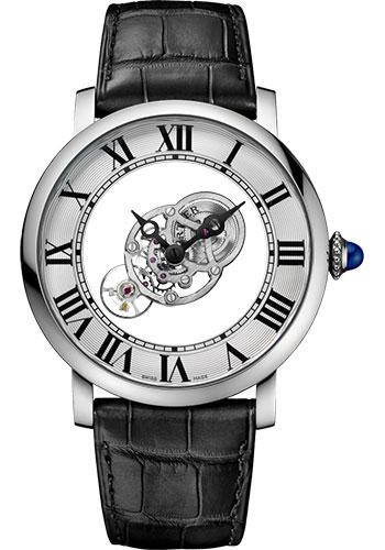 Cartier Rotonde de Cartier Astromysterieux Watch - 43.5 mm Palladium 950 Case - W1556249 - Luxury Time NYC