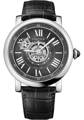 Cartier Rotonde de Cartier Astrotourbillon Cristal de Carbone Watch - 47 mm Niobium-Titanium Case - W1556221 - Luxury Time NYC