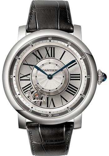 Cartier Rotonde de Cartier Astrotourbillon Watch - 47 mm White Gold Case - W1556204 - Luxury Time NYC