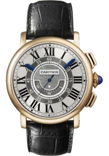 Cartier Rotonde de Cartier Central Chronograph Watch - 42 mm Pink Gold Case - W1555951 - Luxury Time NYC