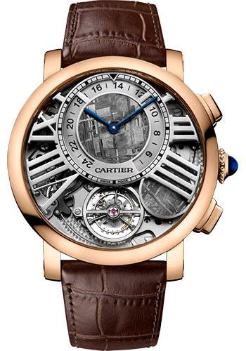 Cartier Rotonde de Cartier Earth and Moon Watch - 47 mm Pink Gold Case - WHRO0013 - Luxury Time NYC
