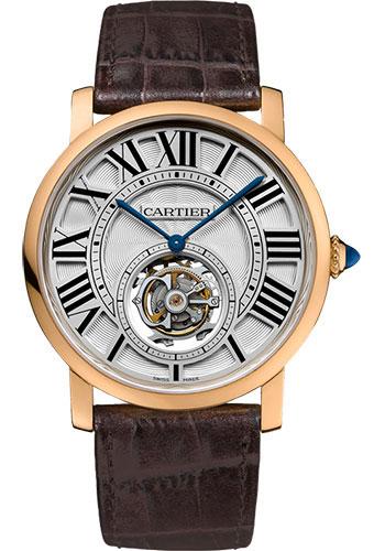 Cartier Rotonde de Cartier Flying Tourbillon Watch - 40 mm Pink Gold Case - W1556215 - Luxury Time NYC