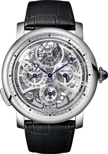 Cartier Rotonde de Cartier Grande Complication Skeleton Watch - 45 mm Platinum Case - W1556251 - Luxury Time NYC