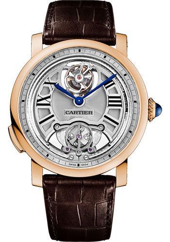 Cartier Rotonde de Cartier Minute Repeater Flying Tourbillon Watch - 45 mm Pink Gold Case - W1556229 - Luxury Time NYC