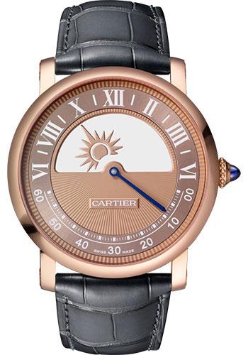 Cartier Rotonde de Cartier Mysterious Movement Watch - 40 mm Pink Gold Case - WHRO0042 - Luxury Time NYC