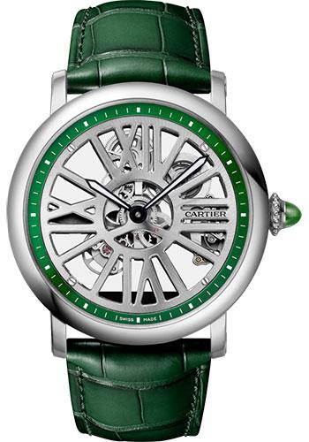Cartier Rotonde de Cartier Skeleton Watch - 42 mm Titanium Case - WHRO0049 - Luxury Time NYC