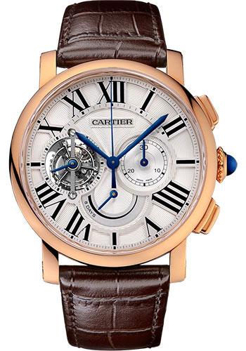 Cartier Rotonde de Cartier Tourbillon Chronograph 8-Day Power Reserve Watch - 45 mm - W1556245 - Luxury Time NYC