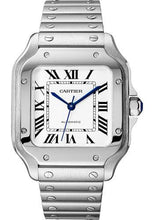 Load image into Gallery viewer, Cartier Santos de Cartier Watch - 35.1 mm Steel Case - Silvered Dial - WSSA0029 - Luxury Time NYC