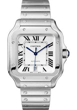 Load image into Gallery viewer, Cartier Santos de Cartier Watch - 39.8 mm Steel Case - Silvered Dial - WSSA0018 - Luxury Time NYC