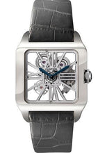 Load image into Gallery viewer, Cartier Santos-Dumont Watch - Large White Gold Case - Nickel Silver Dial - Alligator Strap - W2020033 - Luxury Time NYC