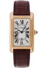 Load image into Gallery viewer, Cartier Tank Americaine Watch - Large Pink Gold Case - Alligator Strap - W2609156 - Luxury Time NYC