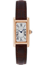 Load image into Gallery viewer, Cartier Tank Americaine Watch - Small Pink Gold Case - Alligator Strap - W2607456 - Luxury Time NYC