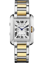 Load image into Gallery viewer, Cartier Tank Anglaise Watch - 30.2 x 22.7 mm Steel Case - Silver Dial - Yellow Gold And Steel Bracelet - W5310046 - Luxury Time NYC