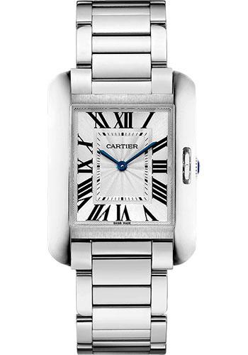Cartier Tank Anglaise Watch - 34.7 mm Steel Case - W5310044 - Luxury Time NYC