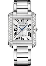 Load image into Gallery viewer, Cartier Tank Anglaise Watch - Medium White Gold Diamond Case - WT100009 - Luxury Time NYC