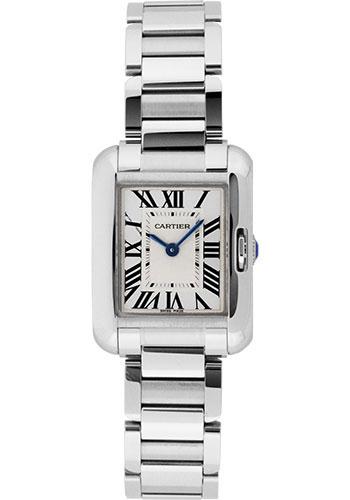 Cartier Tank Anglaise Watch - Small Steel Case - W5310022 - Luxury Time NYC