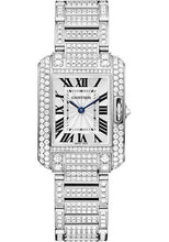 Load image into Gallery viewer, Cartier Tank Anglaise Watch - Small White Gold Diamond Case - Diamond Bracelet - HPI00559 - Luxury Time NYC