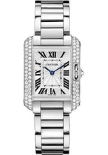 Load image into Gallery viewer, Cartier Tank Anglaise Watch - Small White Gold Diamond Case - WT100008 - Luxury Time NYC