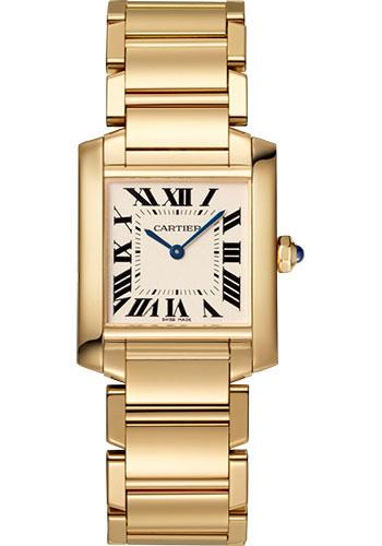 Cartier Tank Francaise Watch - 30 mm Yellow Gold Case - WGTA0032 - Luxury Time NYC