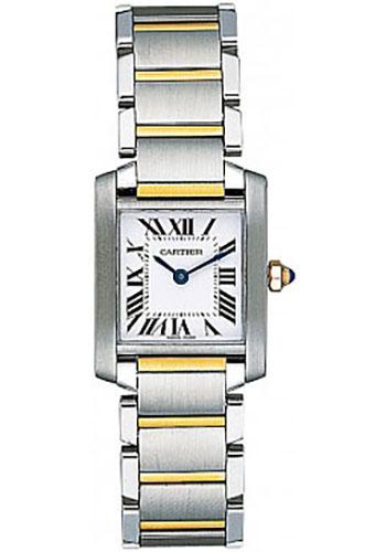 Cartier Tank Francaise Watch - Small Steel And Yellow Gold Case - W51007Q4 - Luxury Time NYC