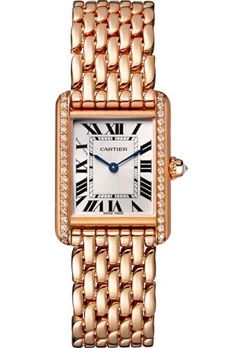Cartier Tank Louis Cartier Watch - 29.5 mm Pink Gold Diamond Case - WJTA0020 - Luxury Time NYC