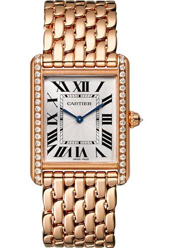 Cartier Tank Louis Cartier Watch - 33.7 mm Pink Gold Diamond Case - WJTA0021 - Luxury Time NYC