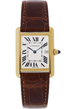 Load image into Gallery viewer, Cartier Tank Louis Cartier Watch - Large Yellow Gold Case - Alligator Strap - W1529756 - Luxury Time NYC