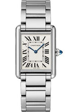 Load image into Gallery viewer, Cartier Tank Must Watch - 33.7 mm x 25.5 mm Steel Case - Silvered Dial - Interchangeable Bracelet - WSTA0052 - Luxury Time NYC