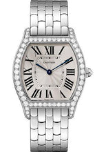 Load image into Gallery viewer, Cartier Tortue Watch - 39 mm White Gold Diamond Case - WA501013 - Luxury Time NYC