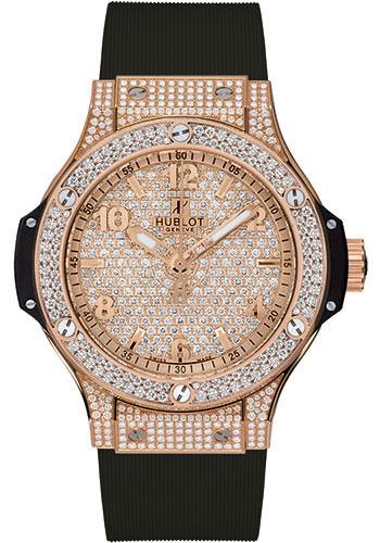 Hublot Big Bang 38 Gold Diamonds Watch-361.PX.9010.RX.1704 - Luxury Time NYC