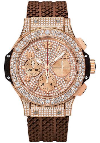 Hublot Big Bang Cappuccino Pave Watch-341.PC.9010.RC.1704 - Luxury Time NYC