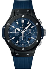 Load image into Gallery viewer, Hublot Big Bang Ceramic Blue Watch - 44 mm - Blue Dial - Dark Blue Lined Rubber Strap-301.CI.7170.RX - Luxury Time NYC