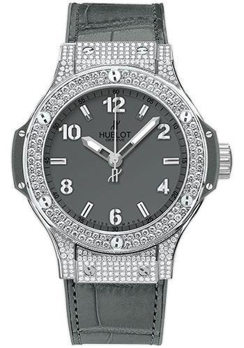 Hublot Big Bang Earl Gray Pave Watch-361.ST.5010.LR.1704 - Luxury Time NYC