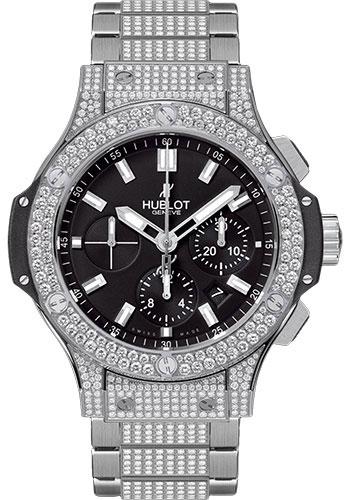 Hublot Big Bang Evolution Steel Diamonds Watch-301.SX.1170.SX.2704 - Luxury Time NYC