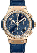 Load image into Gallery viewer, Hublot Big Bang Gold Blue Diamonds Watch-341.PX.7180.LR.1204 - Luxury Time NYC