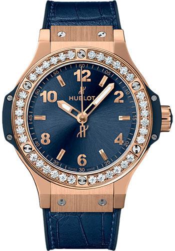 Hublot Big Bang Gold Blue Diamonds Watch-361.PX.7180.LR.1204 - Luxury Time NYC