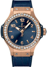 Load image into Gallery viewer, Hublot Big Bang Gold Blue Diamonds Watch-361.PX.7180.LR.1204 - Luxury Time NYC