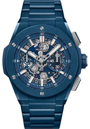 Hublot Big Bang Integral Blue Ceramic Watch - 42 mm - Blue Skeleton Dial-451.EX.5123.EX - Luxury Time NYC