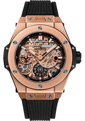 Hublot Big Bang MECA-10 King Gold Watch - 45 mm - Black Skeleton Dial-414.OI.1123.RX - Luxury Time NYC