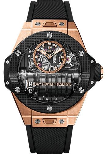 Hublot Big Bang MP-11 Power Reserve 14 Days King Gold 3D Carbon Watch - 45 mm - Sapphire Crystal Dial Limited Edition of 46-911.OQ.0118.RX - Luxury Time NYC