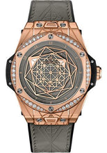 Load image into Gallery viewer, Hublot Big Bang One Click Sang Bleu King Gold Grey Diamonds Watch - 39 mm - Grey Dial Limited Edition of 100-465.OS.7048.VR.1204.MXM20 - Luxury Time NYC
