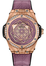Load image into Gallery viewer, Hublot Big Bang One Click Sang Bleu King Gold Pink Diamonds Watch - 39 mm - And Pink Dial Limited Edition of 100-465.OS.89P8.VR.1204.MXM20 - Luxury Time NYC