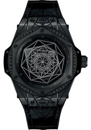 Hublot Big Bang Sang Bleu All Black Diamonds Limited Edition of 100 Watch-465.CS.1114.VR.1200.MXM18 - Luxury Time NYC