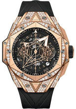 Load image into Gallery viewer, Hublot Big Bang Sang Bleu II King Gold Pave Watch - 45 mm - Black Dial-418.OX.1108.RX.1604.MXM20 - Luxury Time NYC