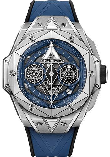 Hublot Big Bang Sang Bleu II Titanium Blue Watch - 45 mm - Blue Dial Limited Edition of 200-418.NX.5107.RX.MXM20 - Luxury Time NYC