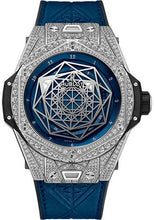 Load image into Gallery viewer, Hublot Big Bang Sang Bleu Titanium Blue Pave Watch-415.NX.7179.VR.1704.MXM18 - Luxury Time NYC