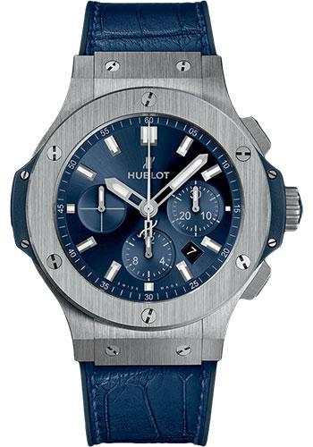 Hublot Big Bang Steel Blue Watch - 44 mm - Blue Dial-301.SX.7170.LR - Luxury Time NYC