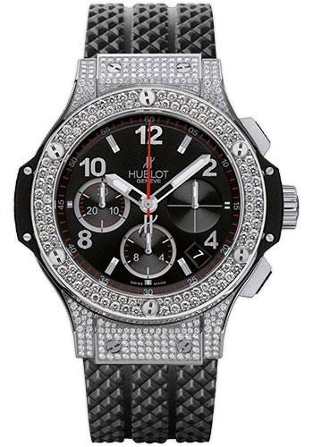 Hublot Big Bang Steel Pave Watch-342.SX.130.RX.174 - Luxury Time NYC