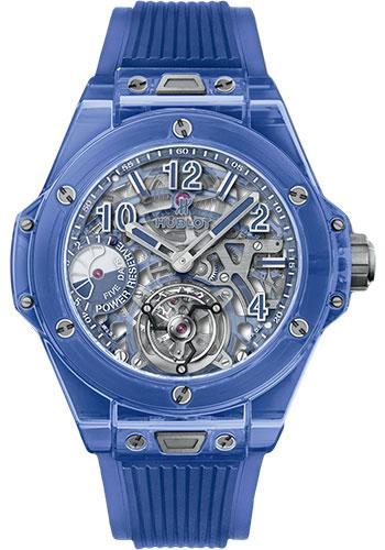Hublot Big Bang Tourbillon Power Reserve 5 days Blue Sapphire Watch - 45 mm - Sapphire Crystal Dial Limited Edition of 30-405.JL.0120.RT - Luxury Time NYC